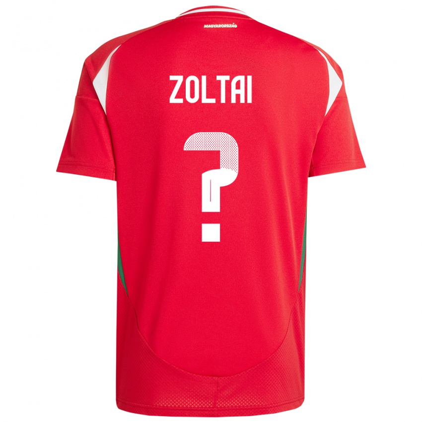 Hombre Camiseta Hungría Levente Zoltai #0 Rojo 1ª Equipación 24-26 La Camisa Argentina