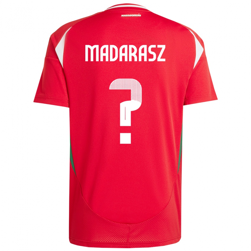 Hombre Camiseta Hungría Ádám Madarász #0 Rojo 1ª Equipación 24-26 La Camisa Argentina