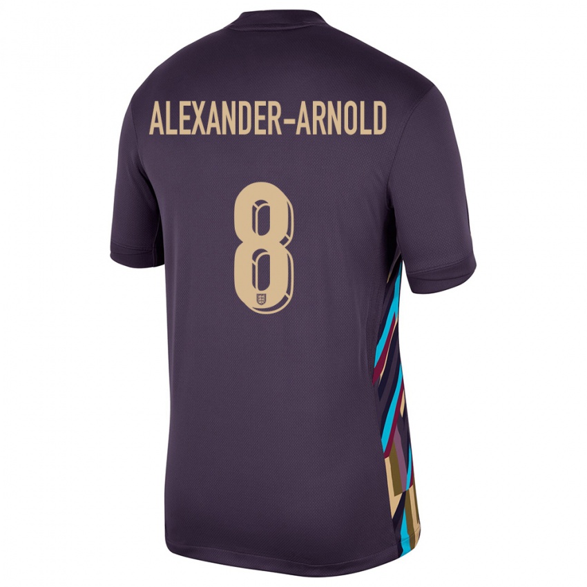 Hombre Camiseta Inglaterra Trent Alexander-Arnold #8 Pasa Oscura 2ª Equipación 24-26 La Camisa Argentina