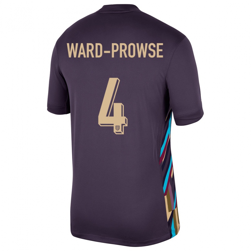 Hombre Camiseta Inglaterra James Ward-Prowse #4 Pasa Oscura 2ª Equipación 24-26 La Camisa Argentina