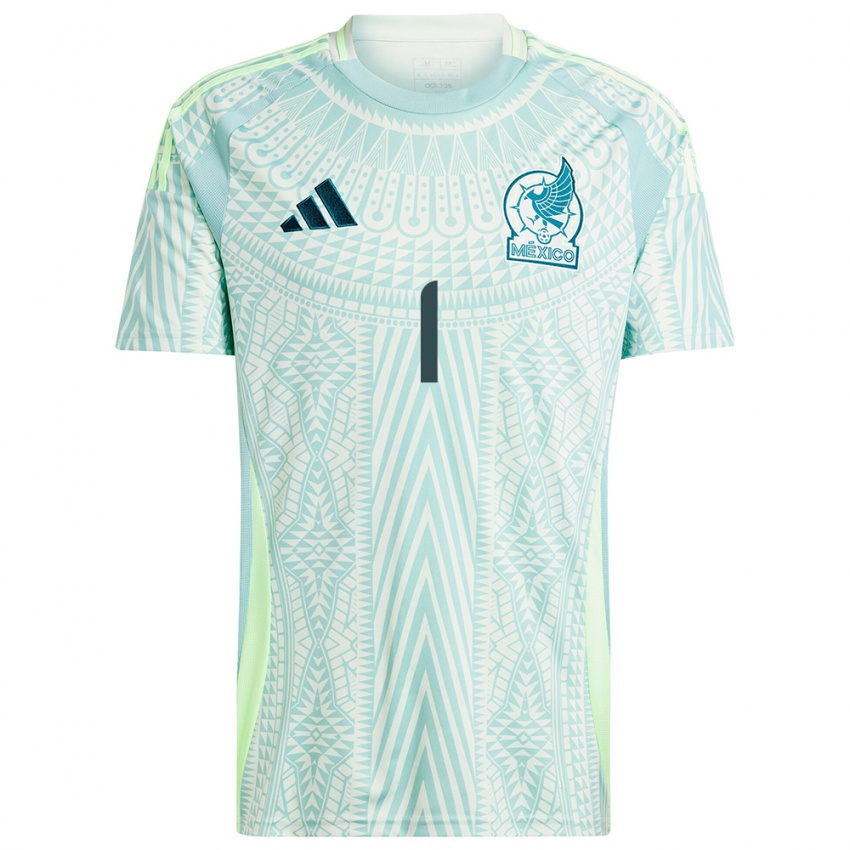 Hombre Camiseta México Emiliano Perez #1 Lino Verde 2ª Equipación 24-26 La Camisa Argentina