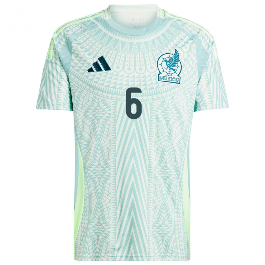 Hombre Camiseta México Gerardo Arteaga #6 Lino Verde 2ª Equipación 24-26 La Camisa Argentina