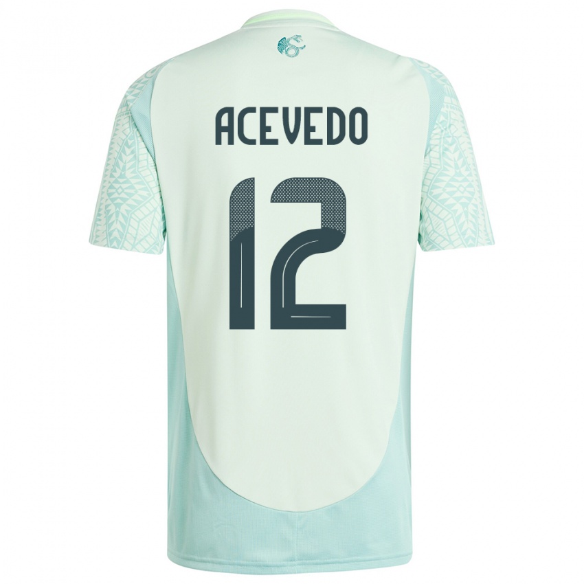 Hombre Camiseta México Carlos Acevedo #122 Lino Verde 2ª Equipación 24-26 La Camisa Argentina