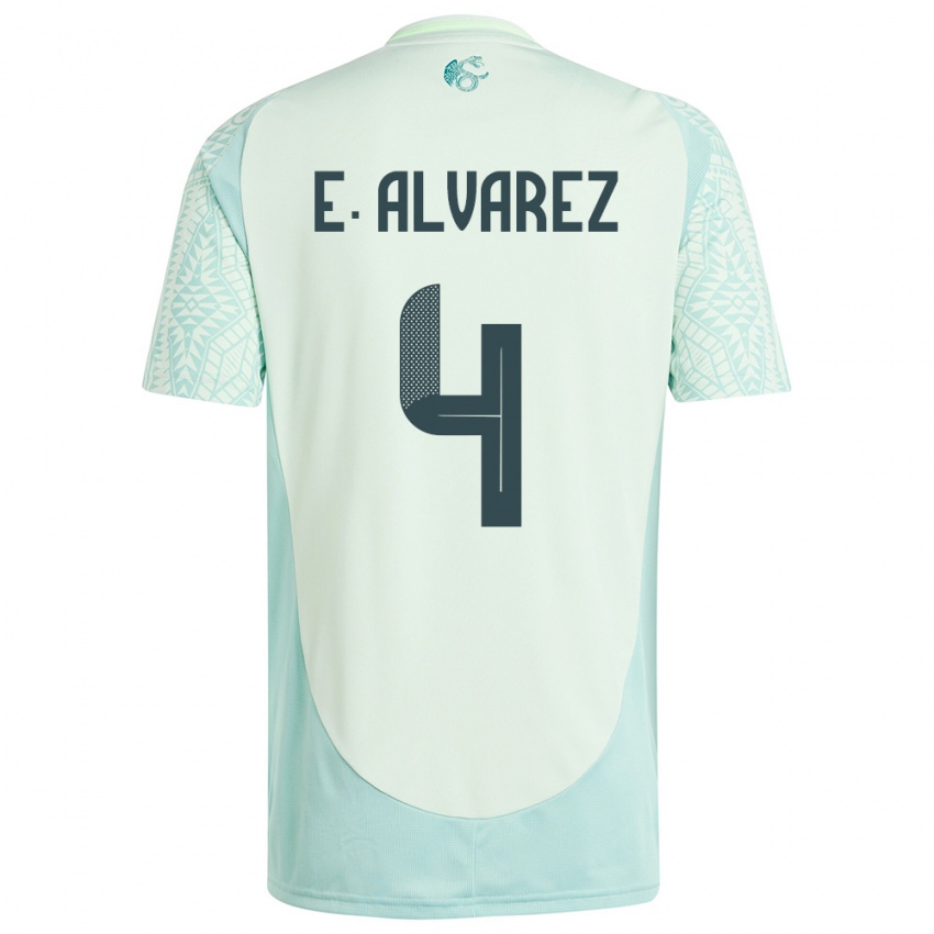 Hombre Camiseta México Edson Alvarez #4 Lino Verde 2ª Equipación 24-26 La Camisa Argentina