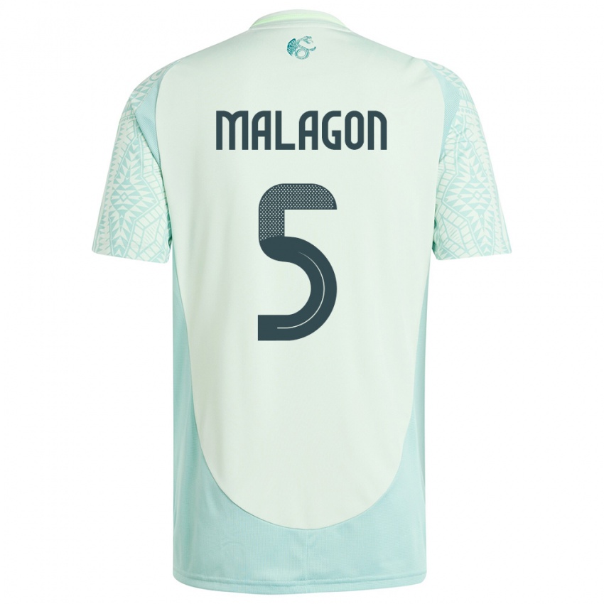 Hombre Camiseta México Luis Malagon #5 Lino Verde 2ª Equipación 24-26 La Camisa Argentina