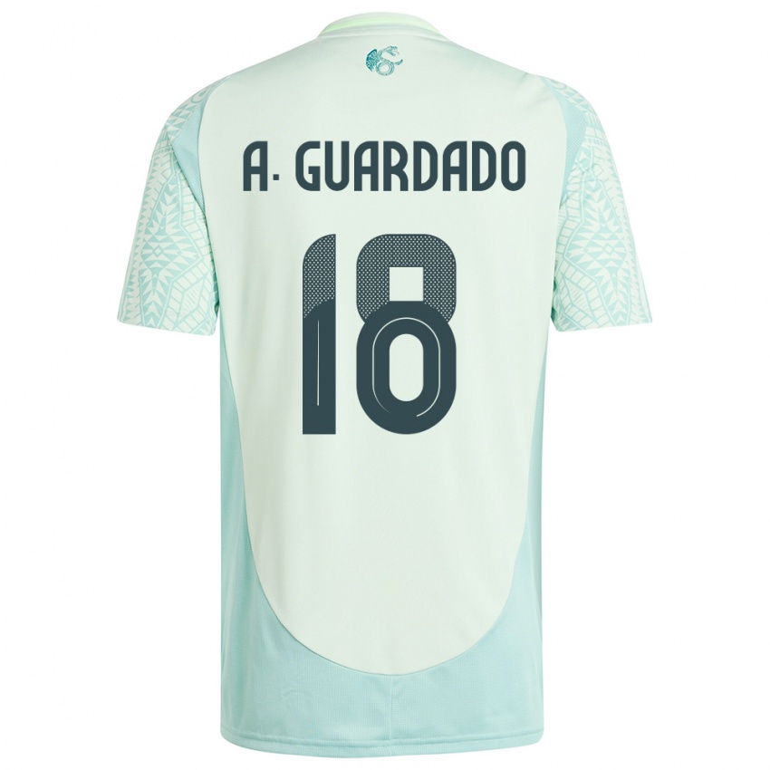 Hombre Camiseta México Andres Guardado #18 Lino Verde 2ª Equipación 24-26 La Camisa Argentina