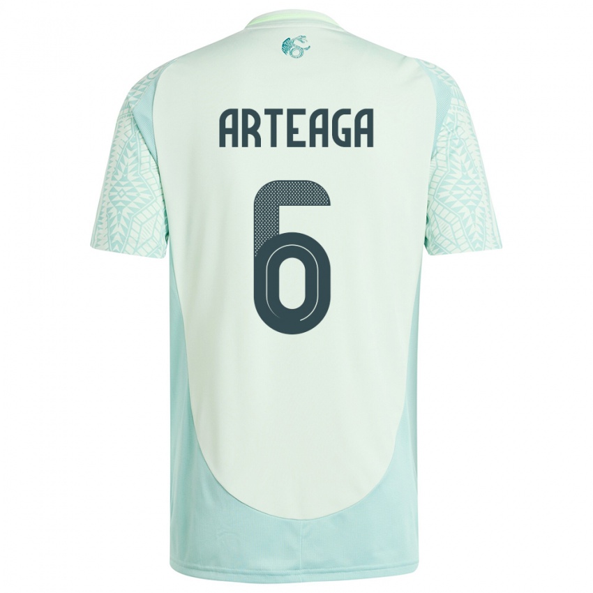 Hombre Camiseta México Gerardo Arteaga #6 Lino Verde 2ª Equipación 24-26 La Camisa Argentina