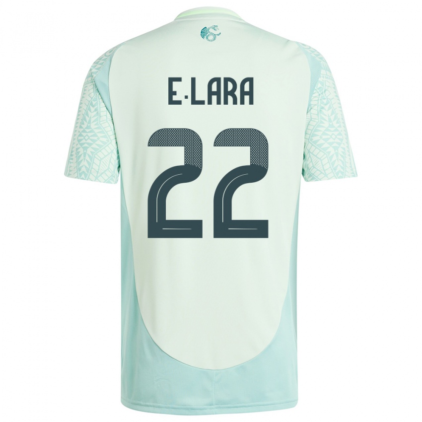 Hombre Camiseta México Emilio Lara #22 Lino Verde 2ª Equipación 24-26 La Camisa Argentina