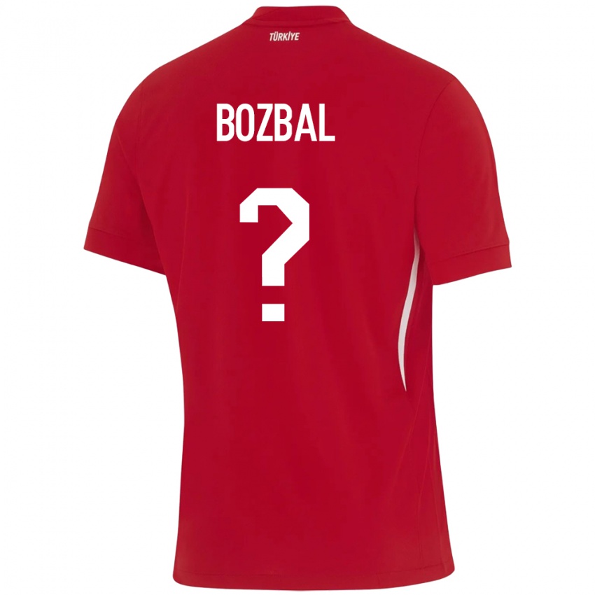 Hombre Camiseta Turquía Birsen Bozbal #0 Rojo 2ª Equipación 24-26 La Camisa Argentina