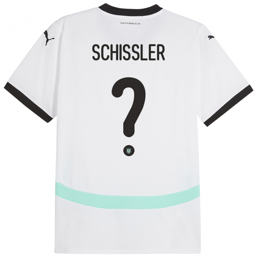 Hombre Camiseta Austria Timo Schissler #0 Blanco 2ª Equipación 24-26 La Camisa Argentina