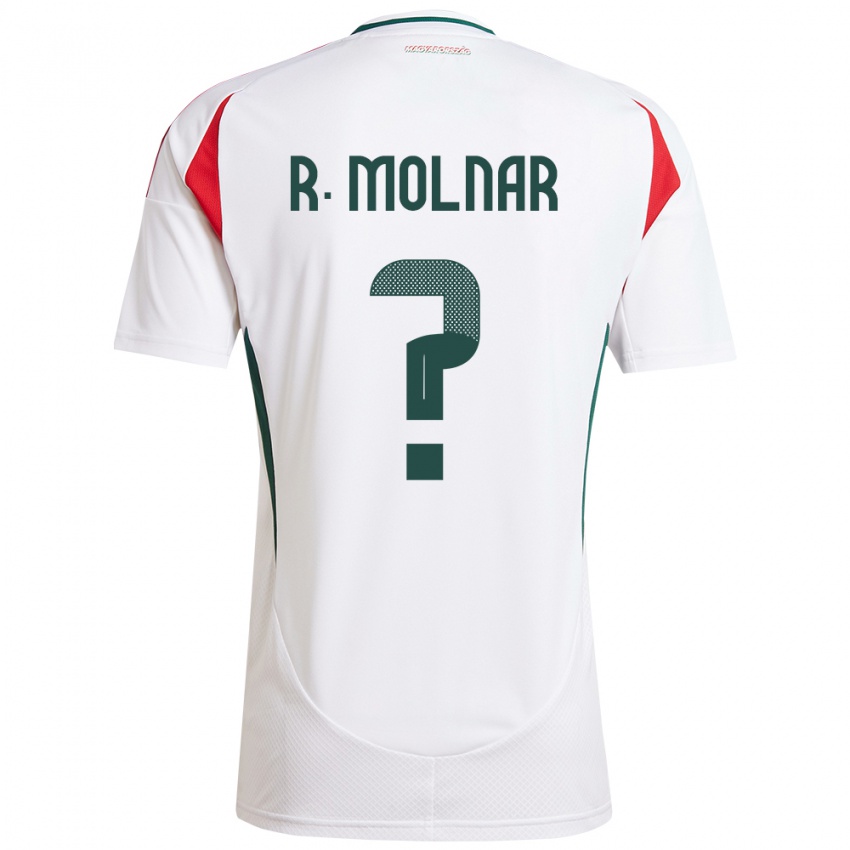 Hombre Camiseta Hungría Rajmund Molnár #0 Blanco 2ª Equipación 24-26 La Camisa Argentina