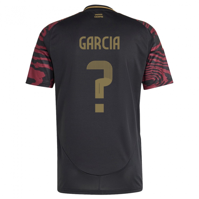 Hombre Camiseta Perú Gian García #0 Negro 2ª Equipación 24-26 La Camisa Argentina