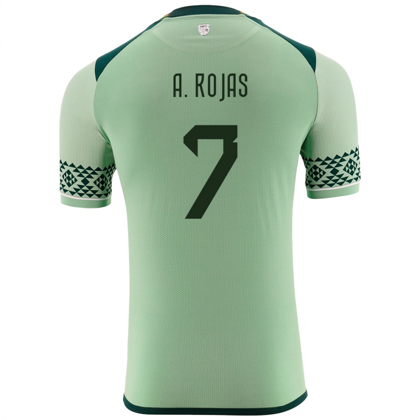 Mujer Camiseta Bolivia Ana Paula Rojas #7 Verde Claro 1ª Equipación 24-26 La Camisa Argentina