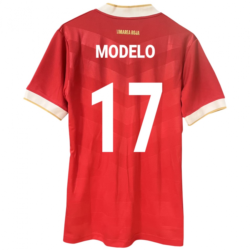 Mujer Camiseta Panamá Aimar Modelo #17 Rojo 1ª Equipación 24-26 La Camisa Argentina