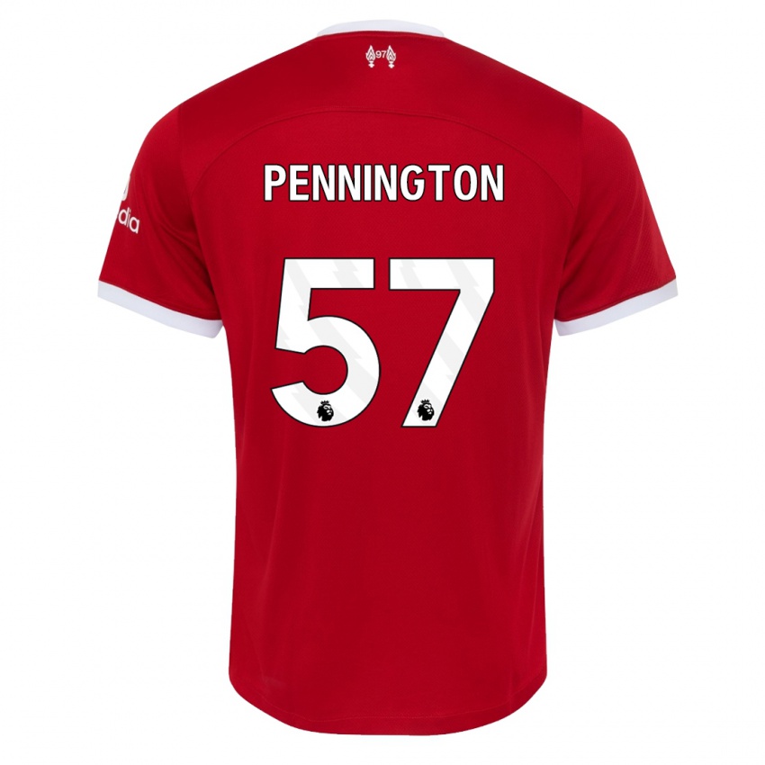 Niño Camiseta Cody Pennington #57 Rojo 1ª Equipación 2023/24 La Camisa Argentina