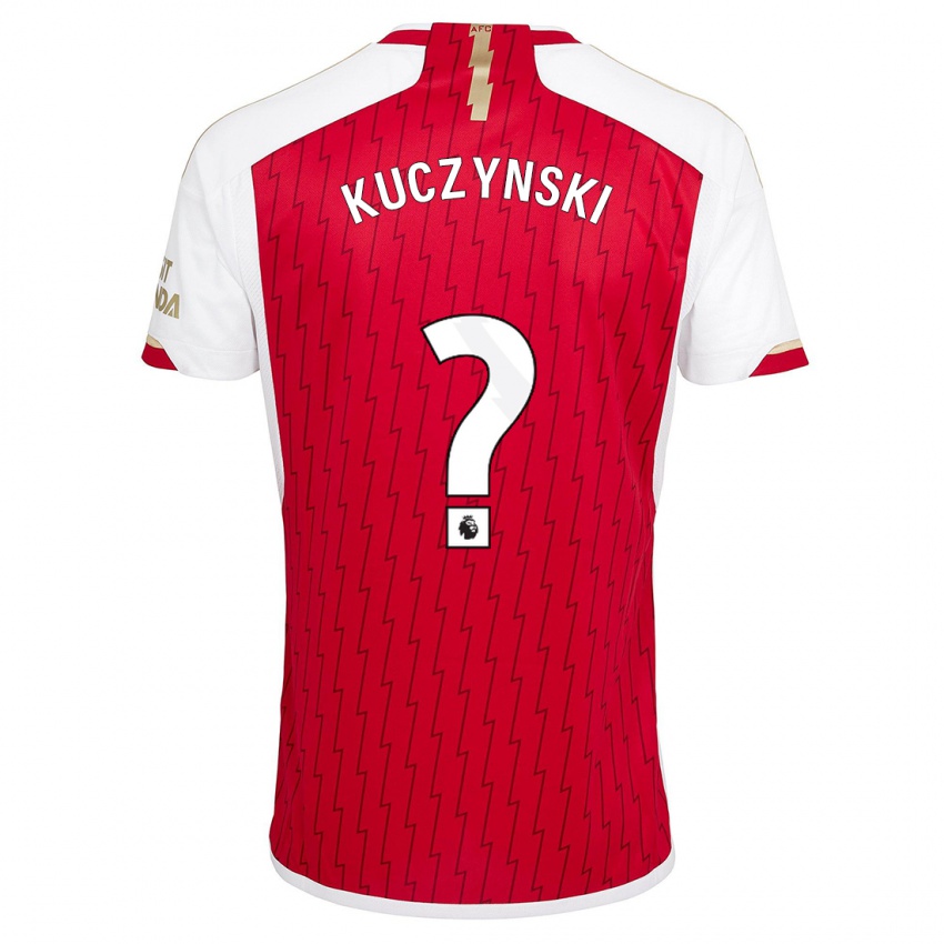 Niño Camiseta Max Kuczynski #0 Rojo 1ª Equipación 2023/24 La Camisa Argentina
