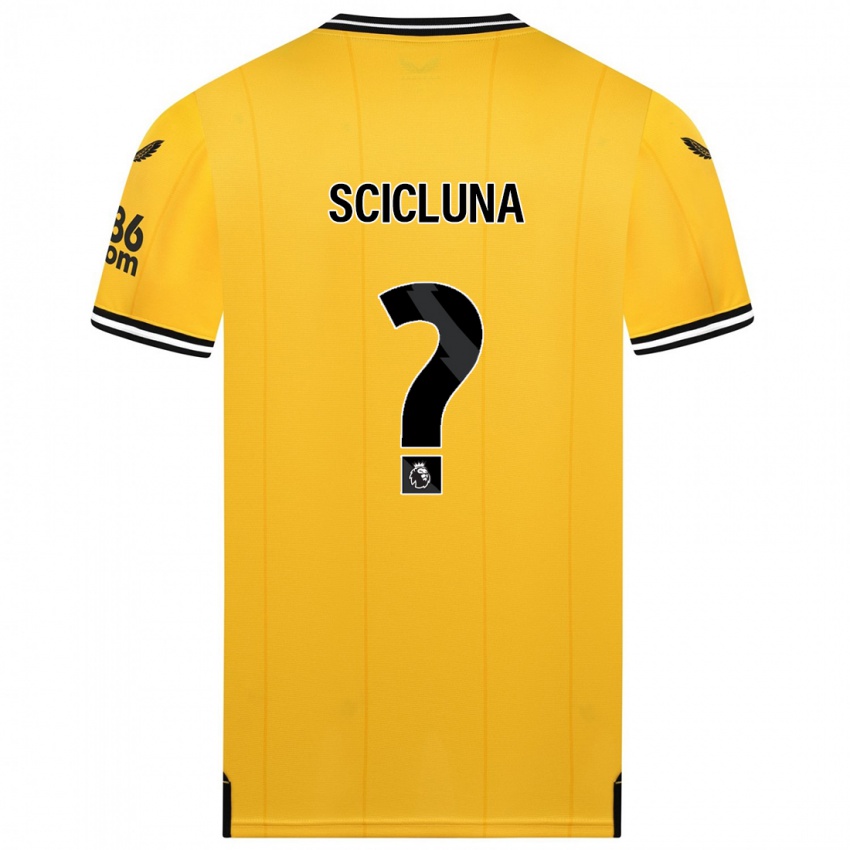Niño Camiseta Lucas Scicluna #0 Amarillo 1ª Equipación 2023/24 La Camisa Argentina