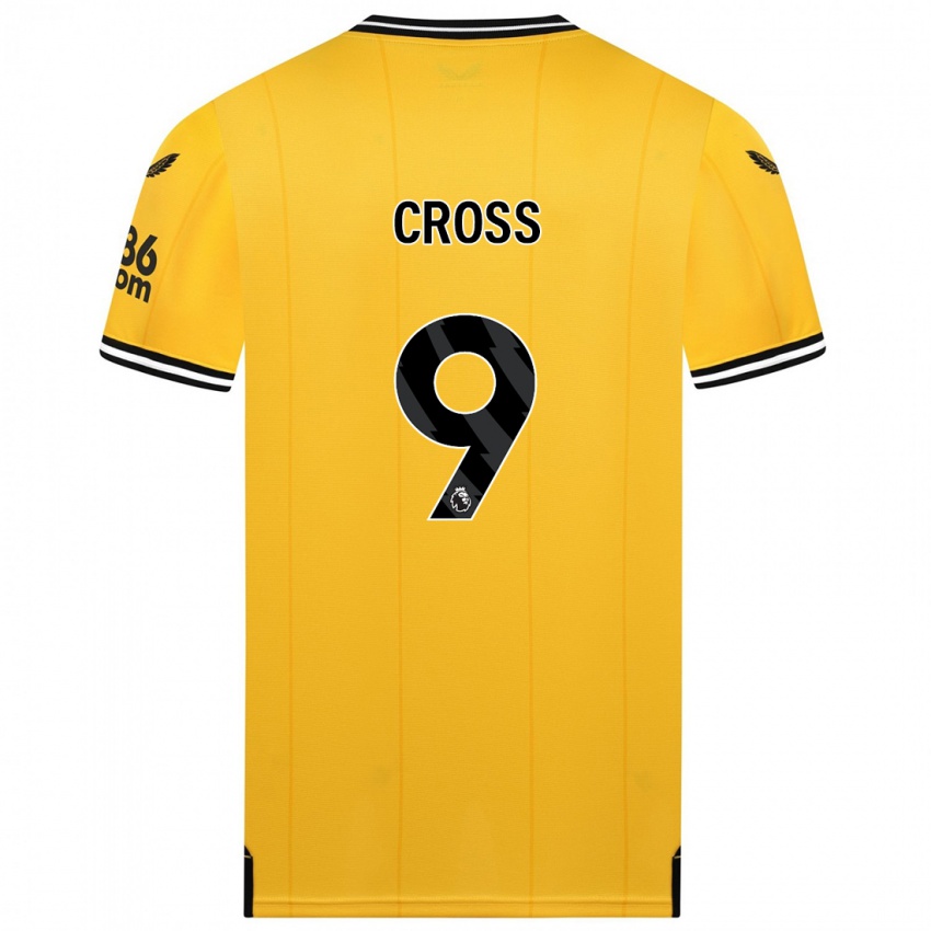 Niño Camiseta Jade Cross #9 Amarillo 1ª Equipación 2023/24 La Camisa Argentina