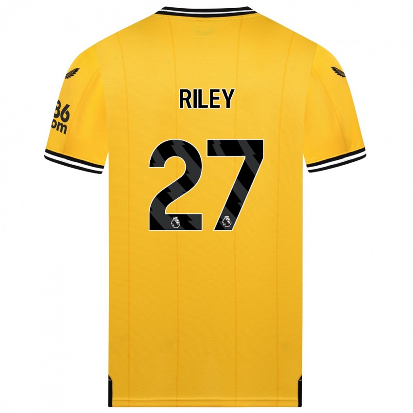 Niño Camiseta Lauren Riley #27 Amarillo 1ª Equipación 2023/24 La Camisa Argentina