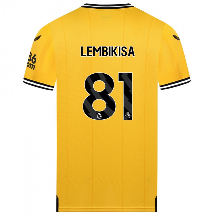 Niño Camiseta Dexter Lembikisa #81 Amarillo 1ª Equipación 2023/24 La Camisa Argentina