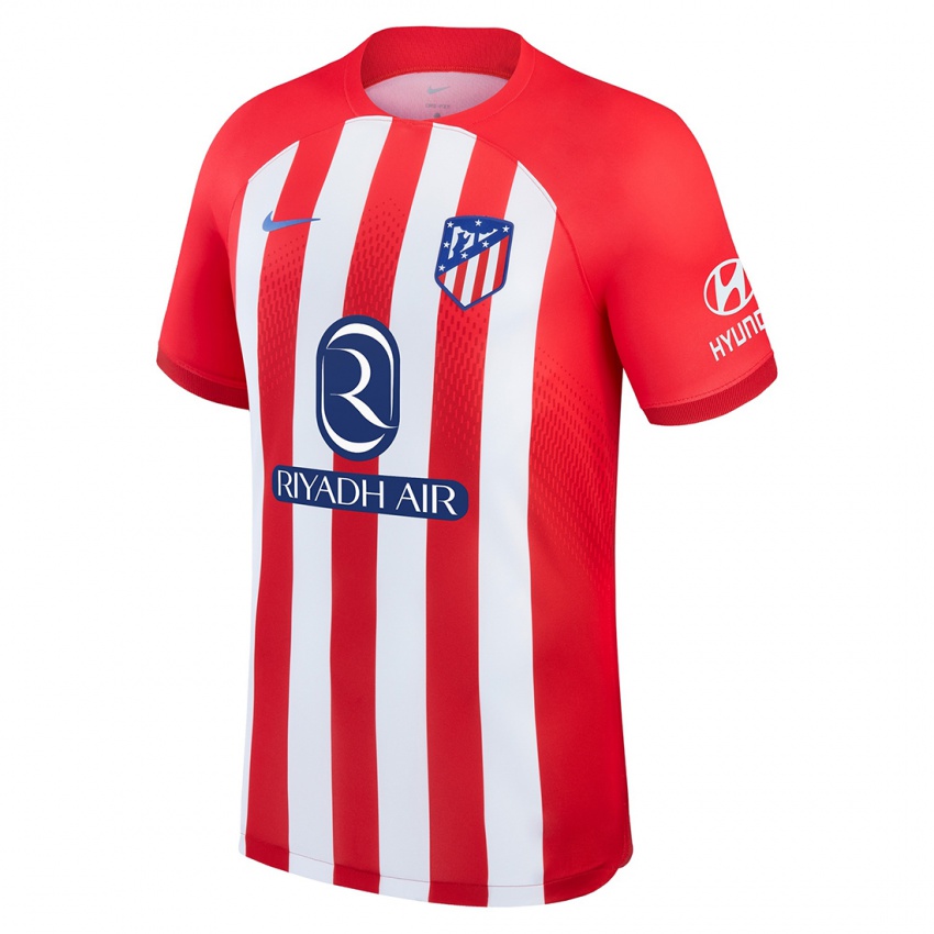Niño Camiseta Javi Alonso #10 Rojo Blanco 1ª Equipación 2023/24 La Camisa Argentina