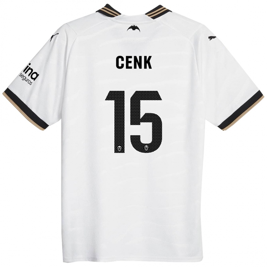 Niño Camiseta Cenk Ozkacar #15 Blanco 1ª Equipación 2023/24 La Camisa Argentina