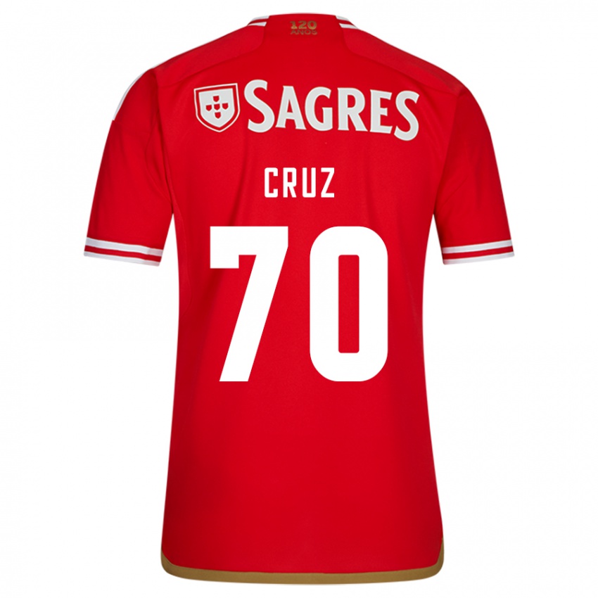 Niño Camiseta Filipe Cruz #70 Rojo 1ª Equipación 2023/24 La Camisa Argentina