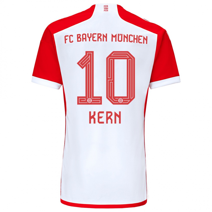 Niño Camiseta Timo Kern #10 Rojo Blanco 1ª Equipación 2023/24 La Camisa Argentina