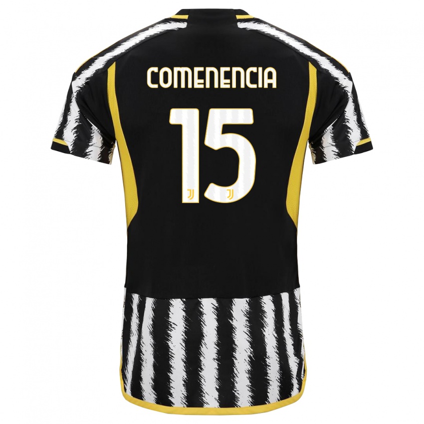 Niño Camiseta Livano Comenencia #15 Blanco Negro 1ª Equipación 2023/24 La Camisa Argentina