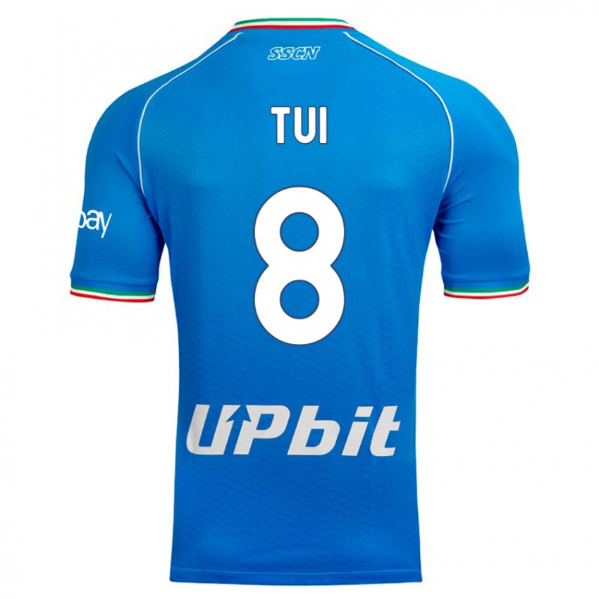 Niño Camiseta Sara Tui #8 Cielo Azul 1ª Equipación 2023/24 La Camisa Argentina