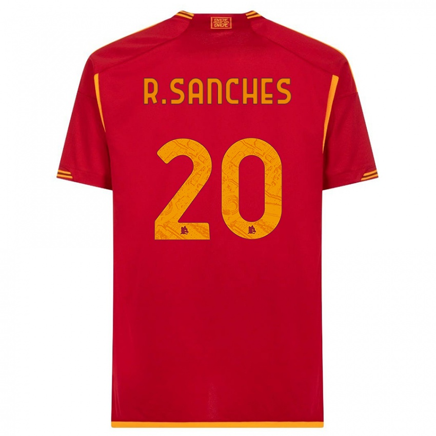 Niño Camiseta Renato Sanches #20 Rojo 1ª Equipación 2023/24 La Camisa Argentina