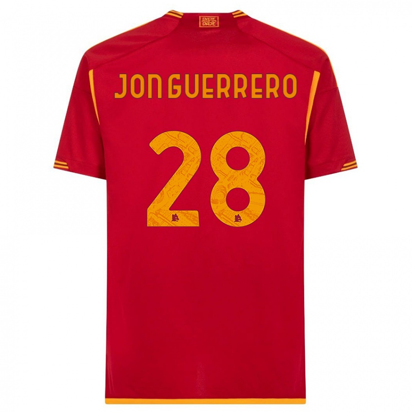 Niño Camiseta Julen Jon Guerrero #28 Rojo 1ª Equipación 2023/24 La Camisa Argentina