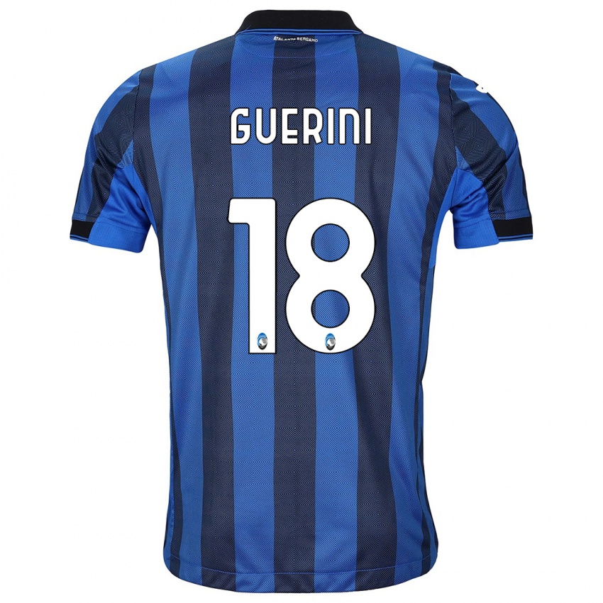 Niño Camiseta Alessio Guerini #18 Azul Negro 1ª Equipación 2023/24 La Camisa Argentina