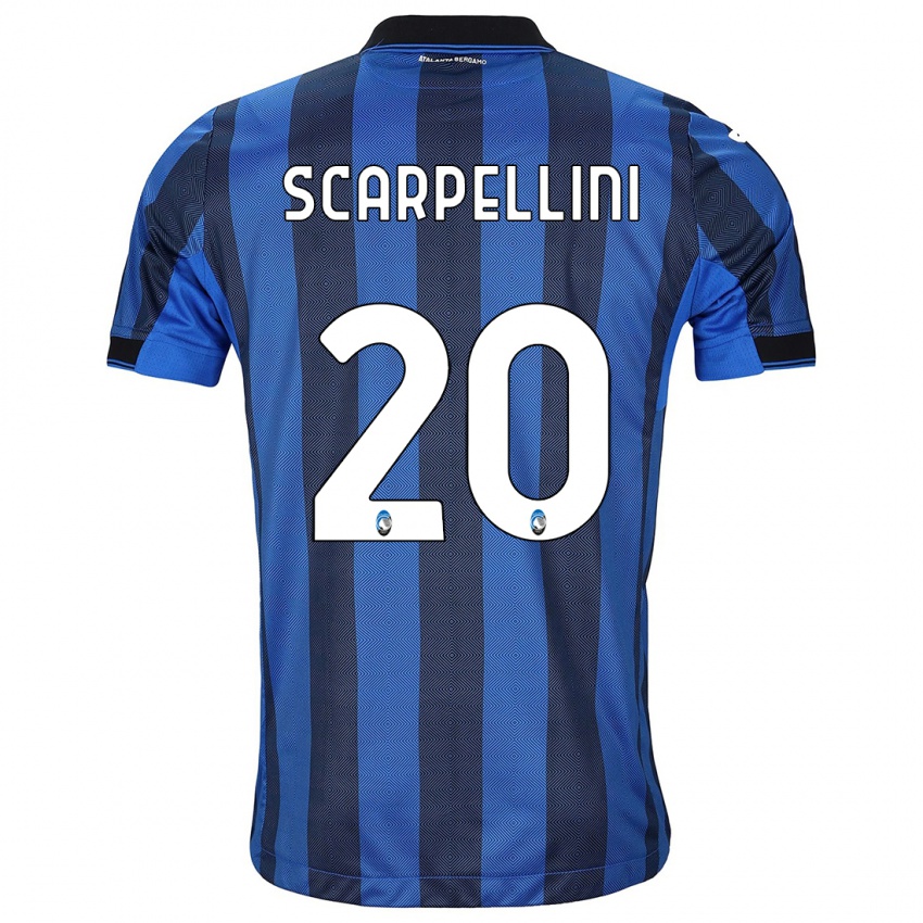 Niño Camiseta Andrea Scarpellini #20 Azul Negro 1ª Equipación 2023/24 La Camisa Argentina