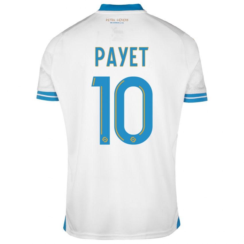 Niño Camiseta Dimitri Payet #10 Blanco 1ª Equipación 2023/24 La Camisa Argentina
