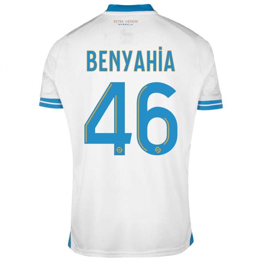 Niño Camiseta Aylan Benyahia-Tani #46 Blanco 1ª Equipación 2023/24 La Camisa Argentina