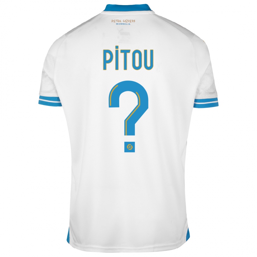 Niño Camiseta Jonathan Pitou #0 Blanco 1ª Equipación 2023/24 La Camisa Argentina