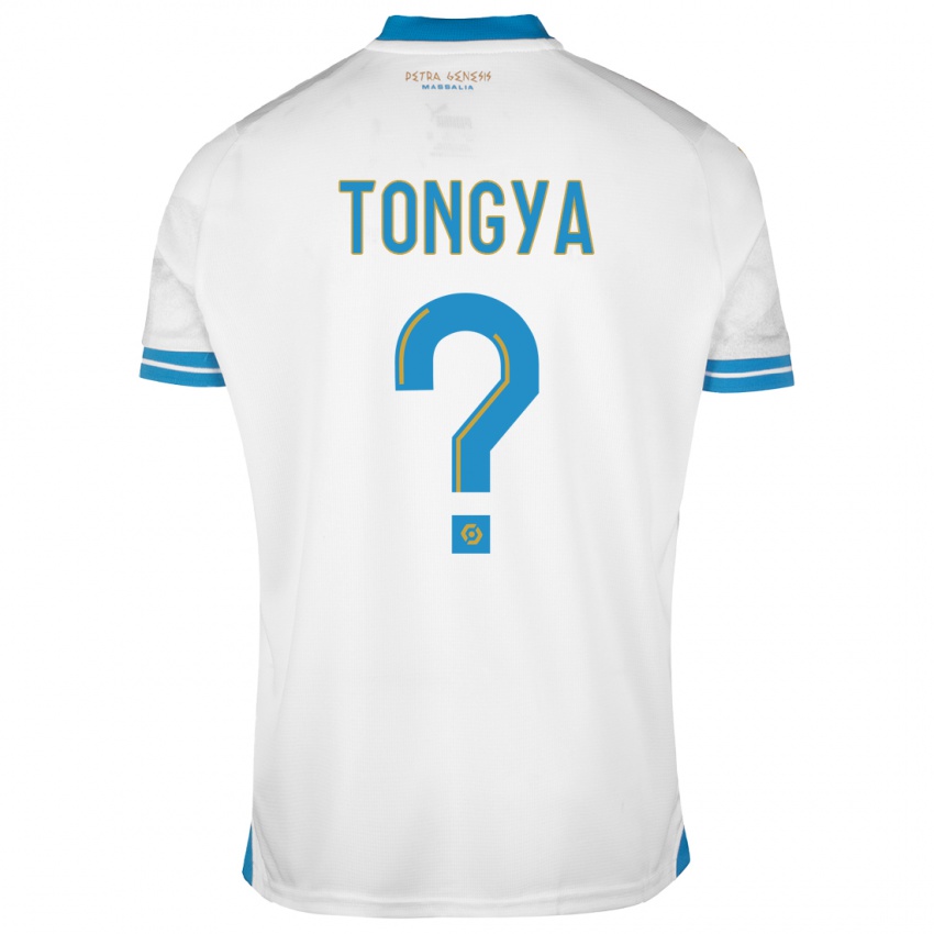 Niño Camiseta Franco Tongya #0 Blanco 1ª Equipación 2023/24 La Camisa Argentina