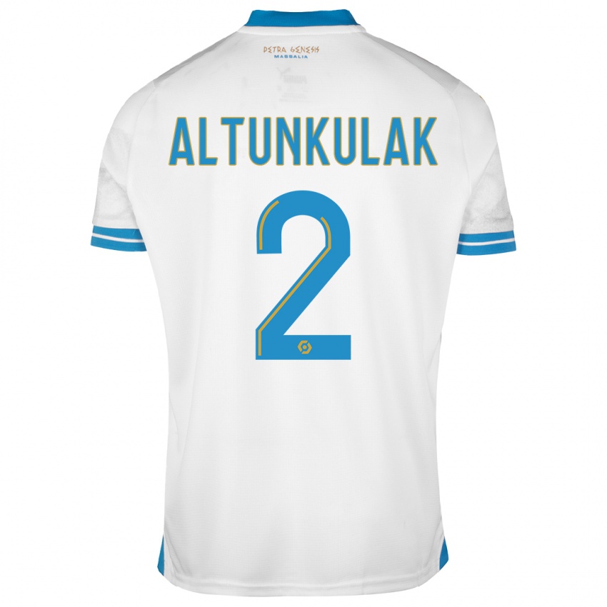 Niño Camiseta Selen Altunkulak #2 Blanco 1ª Equipación 2023/24 La Camisa Argentina