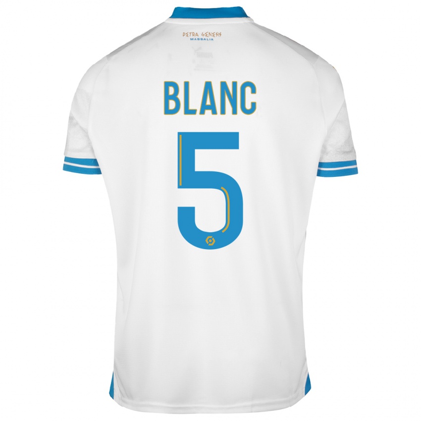 Niño Camiseta Amandine Blanc #5 Blanco 1ª Equipación 2023/24 La Camisa Argentina