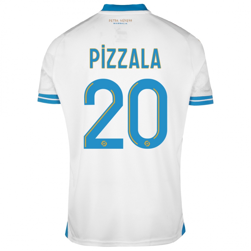 Niño Camiseta Caroline Pizzala #20 Blanco 1ª Equipación 2023/24 La Camisa Argentina