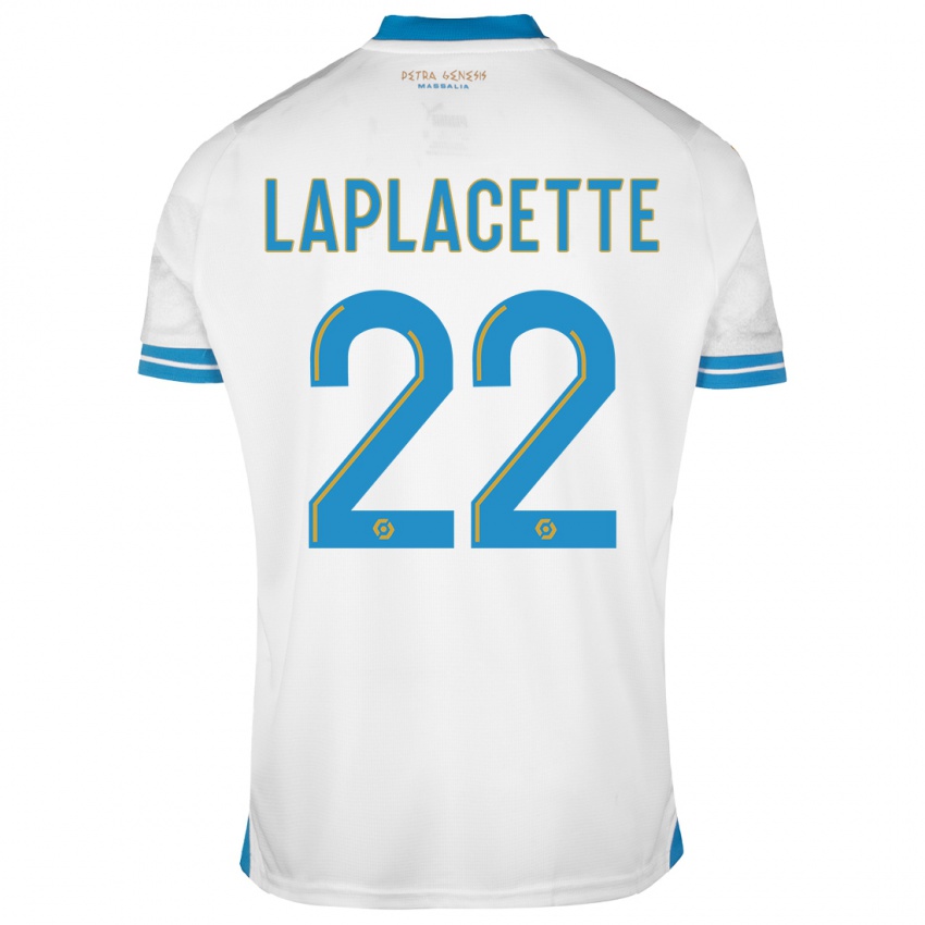 Niño Camiseta Tess Laplacette #22 Blanco 1ª Equipación 2023/24 La Camisa Argentina