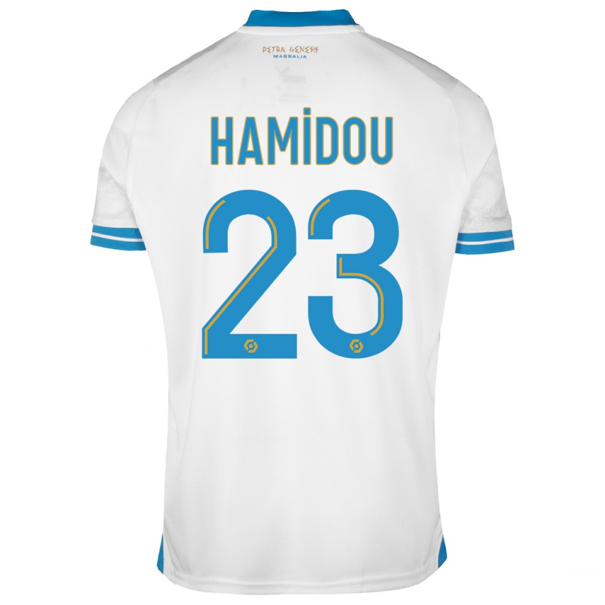 Niño Camiseta Jamila Hamidou #23 Blanco 1ª Equipación 2023/24 La Camisa Argentina