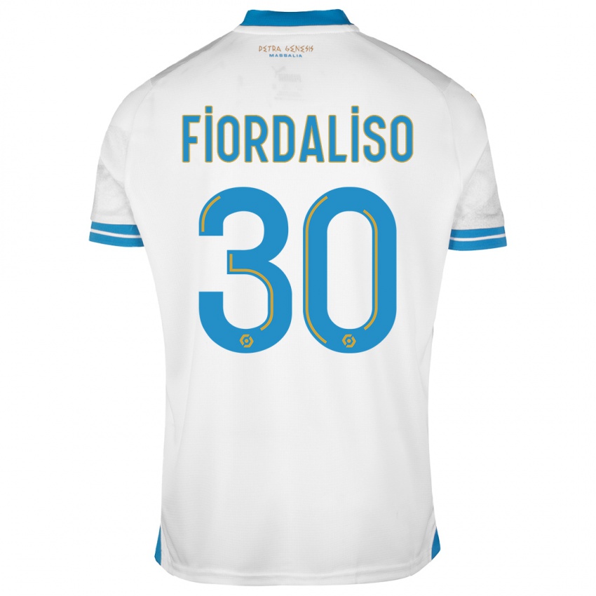 Niño Camiseta Thelma Fiordaliso #30 Blanco 1ª Equipación 2023/24 La Camisa Argentina