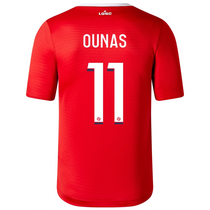 Niño Camiseta Adam Ounas #11 Rojo 1ª Equipación 2023/24 La Camisa Argentina