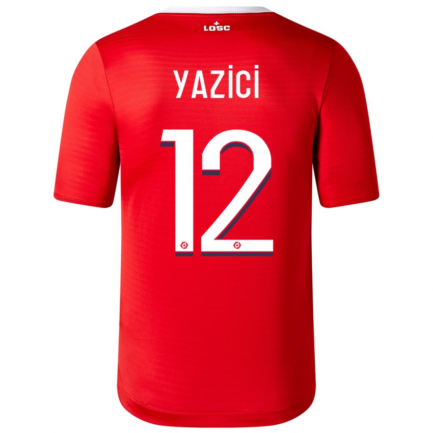 Niño Camiseta Yusuf Yazici #12 Rojo 1ª Equipación 2023/24 La Camisa Argentina