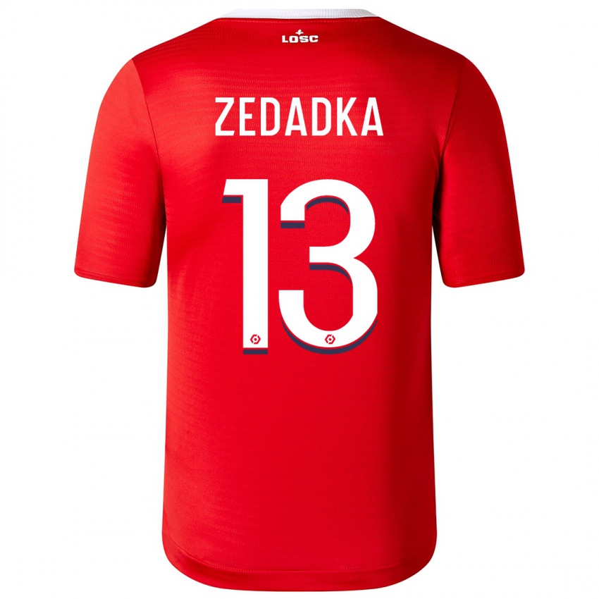 Niño Camiseta Akim Zedadka #13 Rojo 1ª Equipación 2023/24 La Camisa Argentina