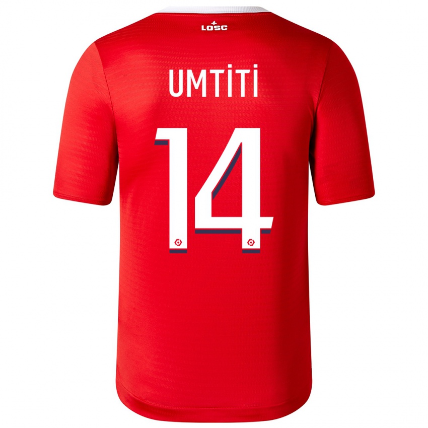 Niño Camiseta Samuel Umtiti #14 Rojo 1ª Equipación 2023/24 La Camisa Argentina