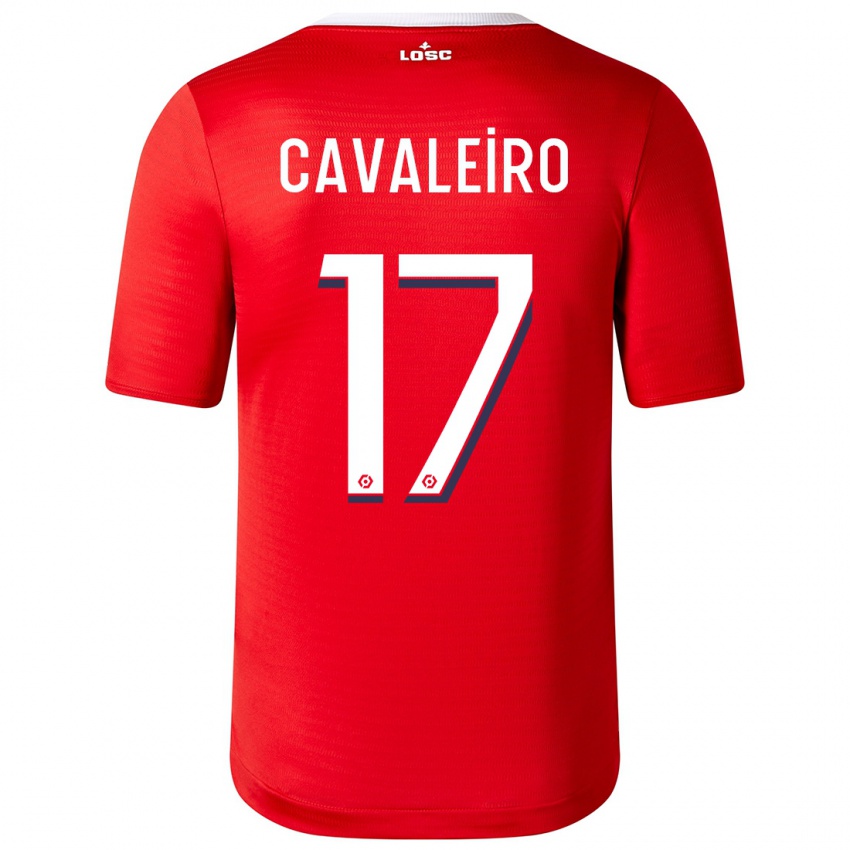 Niño Camiseta Ivan Cavaleiro #17 Rojo 1ª Equipación 2023/24 La Camisa Argentina