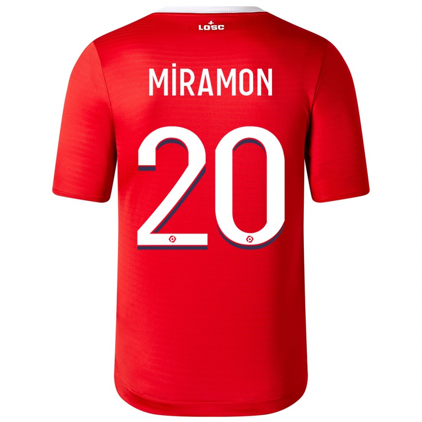 Niño Camiseta Ignacio Miramón #20 Rojo 1ª Equipación 2023/24 La Camisa Argentina